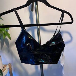 NWT Good American Hologram Bra Size 0